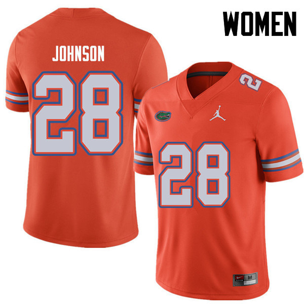 Jordan Brand Women #28 Kylan Johnson Florida Gators College Football Jerseys Sale-Orange